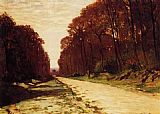 Claude Monet Road in a Forest painting